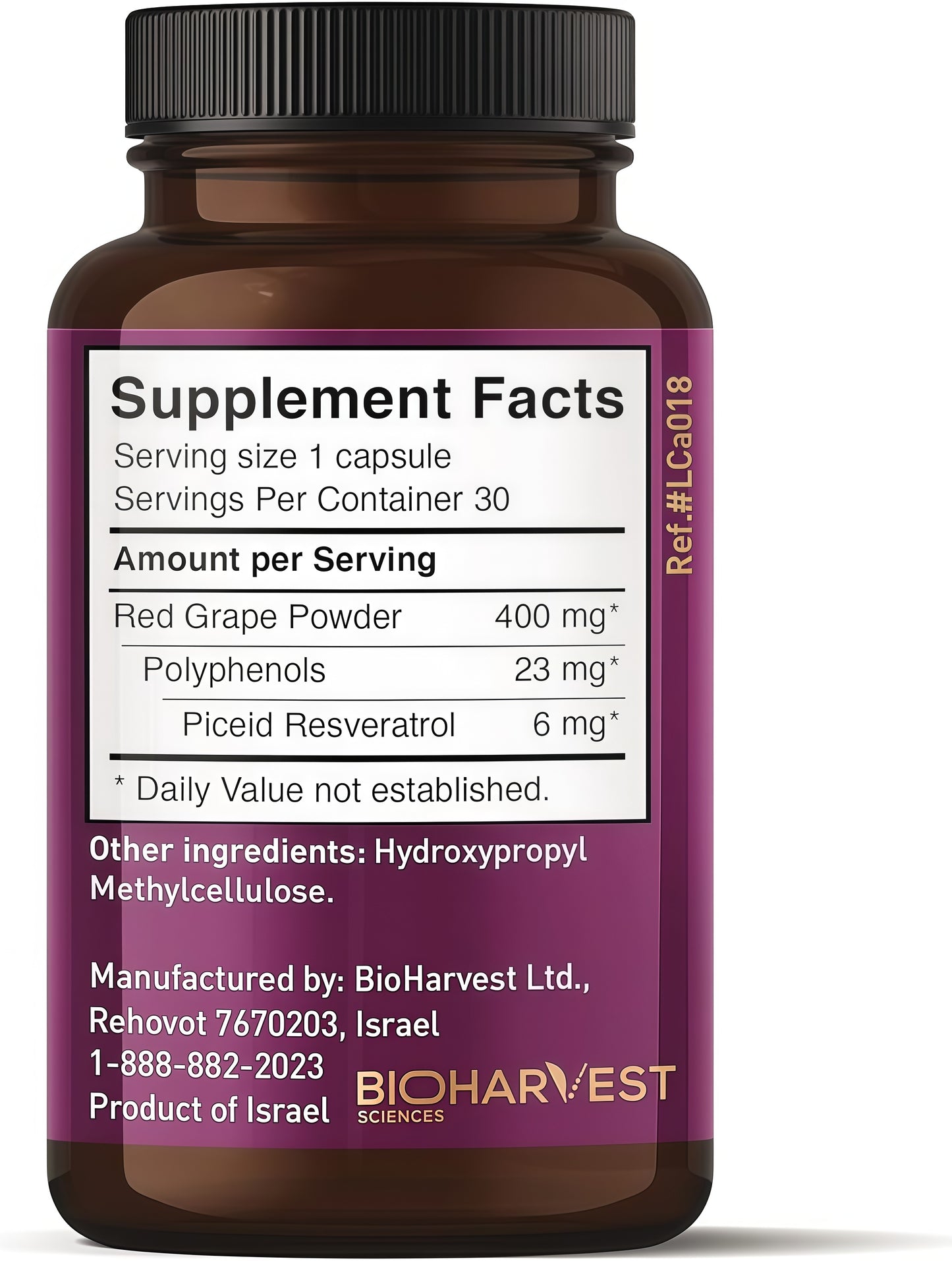 VINIA Blood Flow | Piceid Resveratrol Capsules | Vegan, Non-GMO, 30 Count Heart Health | Healthy Blood Pressure Support* | Nitric Oxide Production | Red Grape Antioxidant Supplement